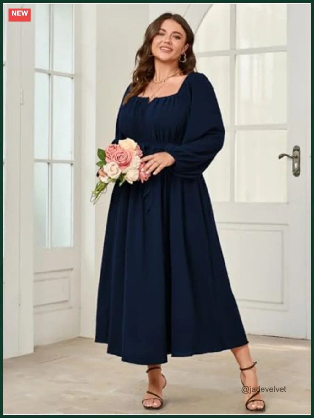 N/A dates square neckline
